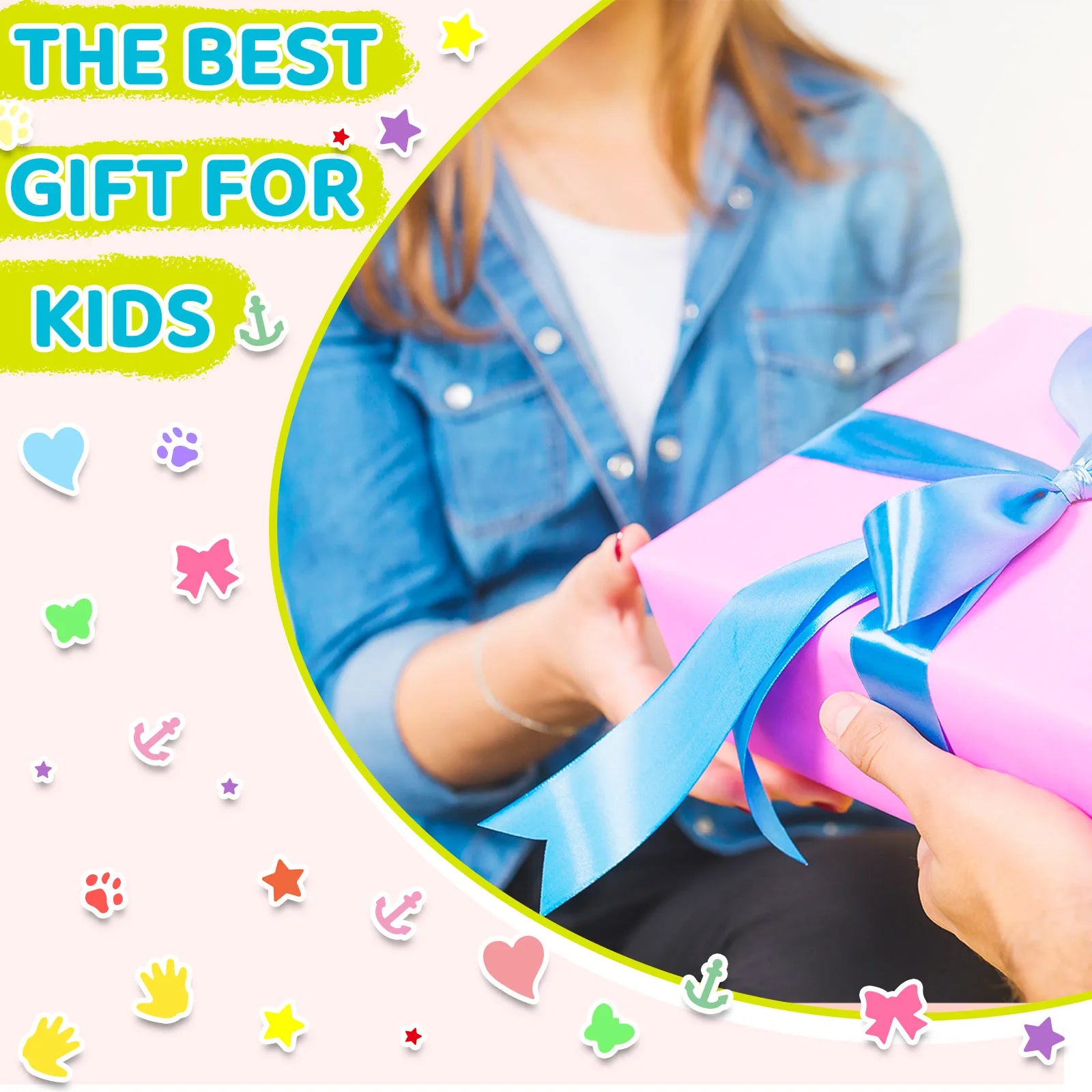 DIY Sewing Fabrics Crafts Felt Kit for Kids DIY Craft Supplies Kits Sets Gifts for Kids for Adults for Boy Teenager for Girls